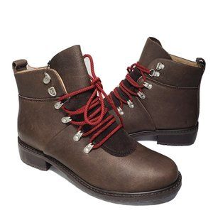 EMU Australia Dongara Women boots Deluxe Wool Waterproof brown leather sz 10 new